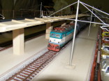 La E 645 359 utilizzata in service sul plastico del "gruppo E656" (ex plastico del forum di Tutto Treno).