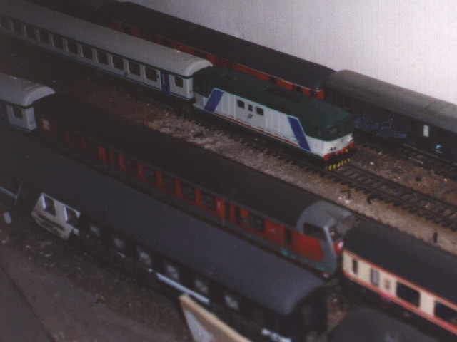 La D 445 1110 ritratta sul vecchio plastico denominato "Ventimiglia Centrale"